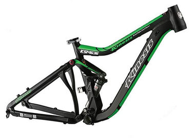 China Liga de alumínio estrutura do peso leve cor preta/verde de todo o quadro do Mountain bike fornecedor