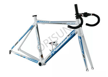 China Cor azul do quadro de alumínio de pouco peso da bicicleta 700C com uma forquilha da parte superior da forma fornecedor