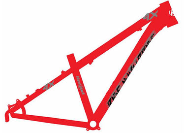 China a liga de alumínio 6061 de cor vermelha do quadro da bicicleta do salto 4x da sujeira 26er personalizou a pintura fornecedor