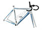 Cor azul do quadro de alumínio de pouco peso da bicicleta 700C com uma forquilha da parte superior da forma fornecedor