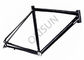 Material de alumínio do quadro liso preto da bicicleta da estrada da montagem para a competência Offroad fornecedor