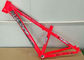 a liga de alumínio 6061 de cor vermelha do quadro da bicicleta do salto 4x da sujeira 26er personalizou a pintura fornecedor