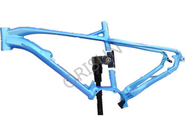 China Cor azul do quadro de alumínio bonde meados de da bicicleta da movimentação com bateria escondida fornecedor