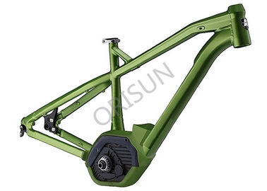 China Suspensão completa elétrica de alumínio verde do quadro XC Hardtail da bicicleta de 27,5 polegadas fornecedor