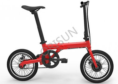 China 200 - 250w bicicleta elétrica dobrável, estrutura compacta da bicicleta elétrica sem escova de 16 polegadas fornecedor