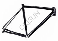 China Material de alumínio do quadro liso preto da bicicleta da estrada da montagem para a competência Offroad fábrica