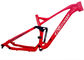 Liga de alumínio do quadro completo vermelho da bicicleta da suspensão da montanha com robô - soldadura do homem fornecedor