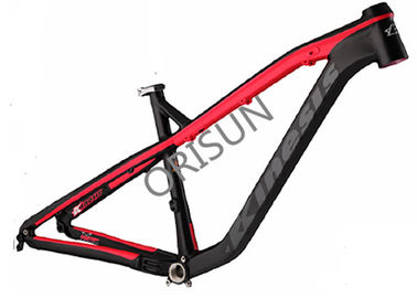 China Quadros vermelhos/alaranjados da bicicleta de Hardtail Mtb, 27,5 avançam o quadro da bicicleta da liga de alumínio distribuidor